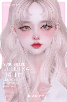 Second Life Marketplace - BOOPY • Susu Shape (Halle) (Standart Pack)